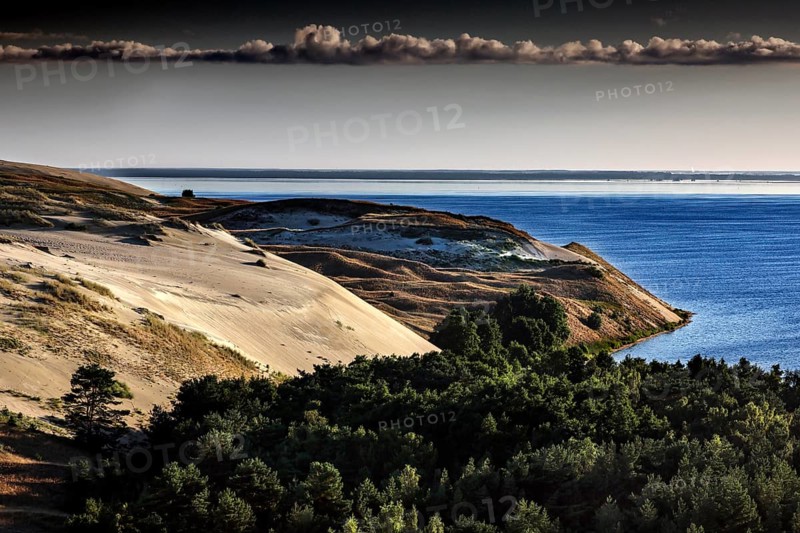 Impressive sand dunes in the protected area of Nagils, Nagils, nature reserve, Lithuania