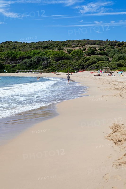 Sandstrand Plage d'Arone, Piana, Corse-du-Sud Department, West Coast, Corsica, Mediterranean Sea, France