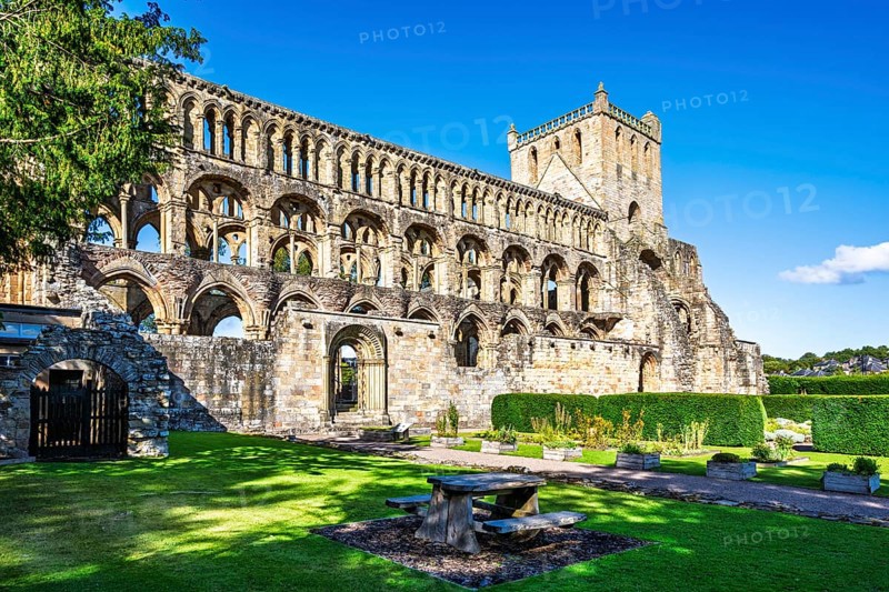 Jedburgh Abbey, Augustinian Abbey, Jedburgh, Scottish Borders, Scotland, UK