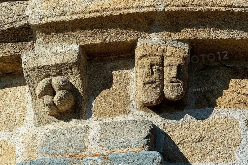 Natural regional park of Livradois Forez. Roman church Saint-Hilaire of Saint-Hilaire village. Haute Loire. Auvergne Rhone Alpes. France