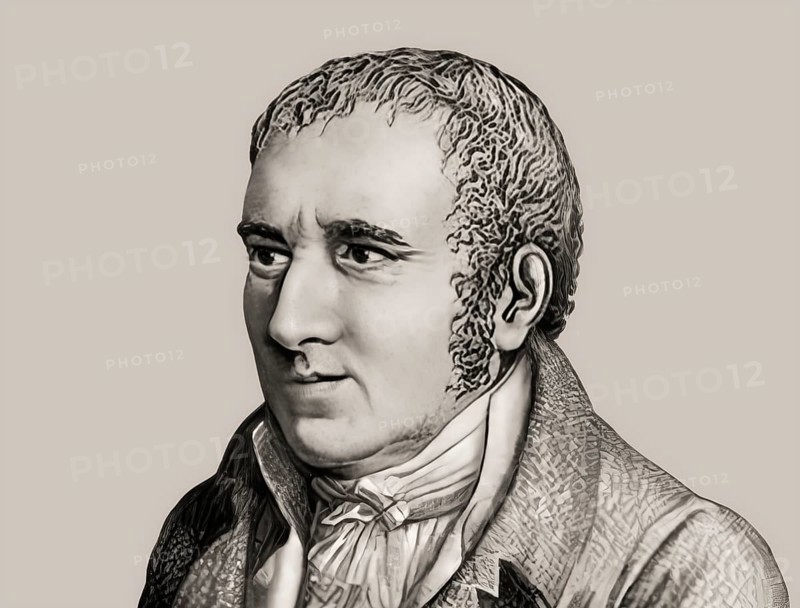 Johann Peter Hebel, 1760 - 1826, German poet, Protestant theologian and educator, Alemannic dialect poet, digitally optimized