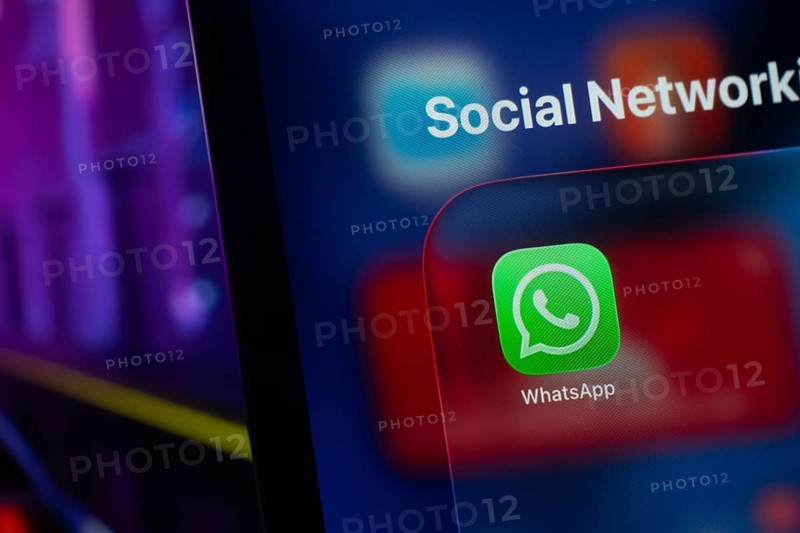 Dhaka, Bangladesh- 01 Dec 2025: WhatsApp app is displayed on ipad