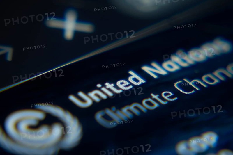 Dhaka, Bangladesh- 02 Dec 2025: A Close-up of a laptop screen is displaying the United Nations climate change web interface in a browser