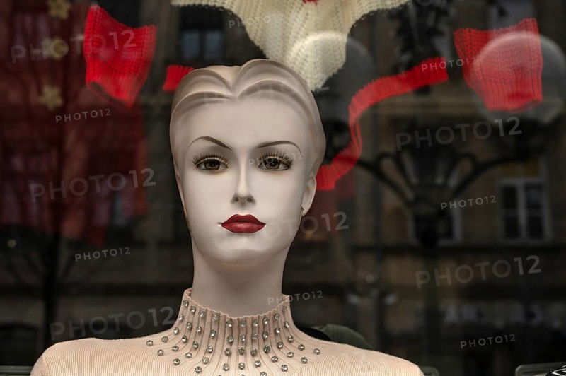 Head of a vintage mannequin from the 1950s, Bavaria, Germany