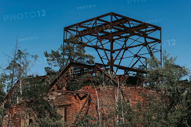 Ruins of the Women's Sanatorium, Lost Place, Heilstätten Beelitz, Brandenburg