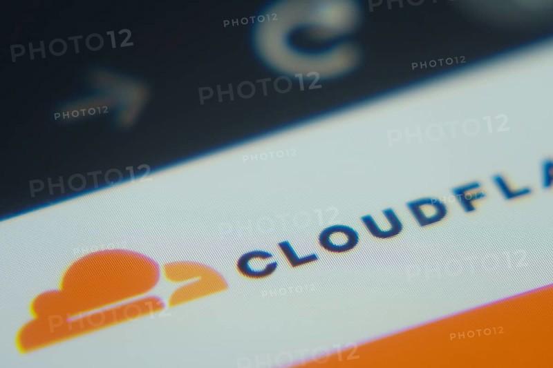 Dhaka, Bangladesh- 02 Dec 2025: A Close-up of a laptop screen is displaying the Cloudflare web interface in a browser