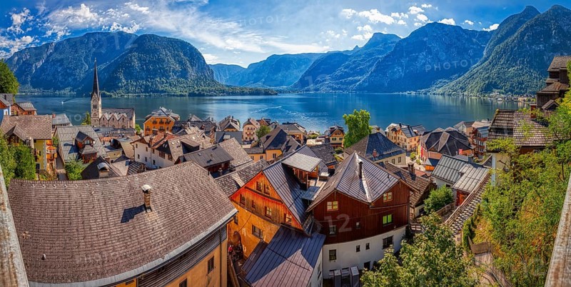 A, Hallstatt, Pano, HDR