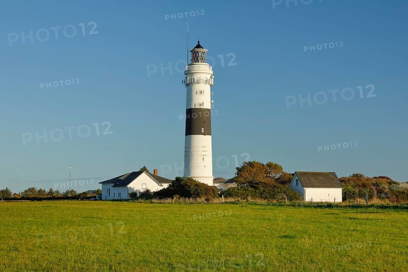 Langer Christian lighthouse near Kampen on the island of Sylt, Germany