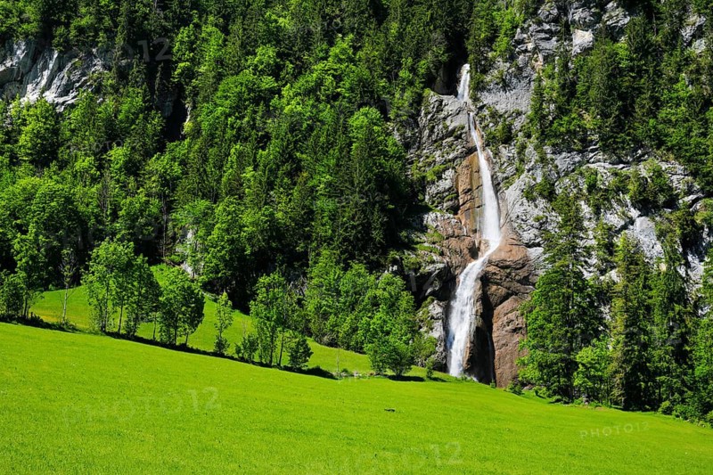Sulzbachfall, Klöntal, Kantom Glarus, Switzerland