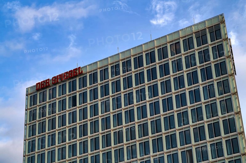 Verlagshaus Der Spiegel, logo, Spiegelgebäude, Hafencity, Free and Hanseatic City of Hamburg, Germany