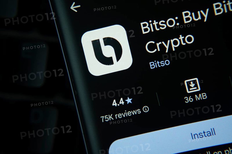 Dhaka, Bangladesh- 27 July 2025: Bitso app from Google Playstore is displayed on a smartphone screen