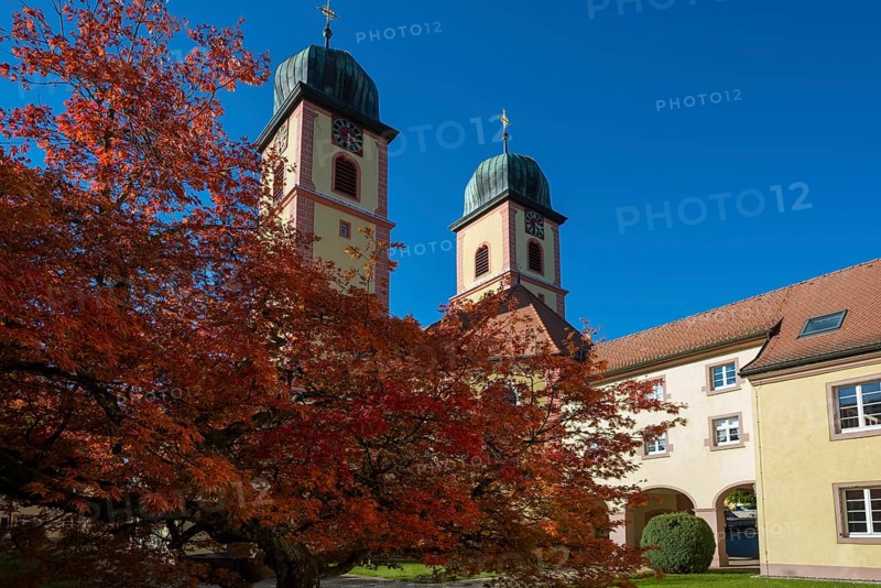 Monastery Church, St. Märgen, Southern Black Forest, Black Forest, Baden-Württemberg, Germany