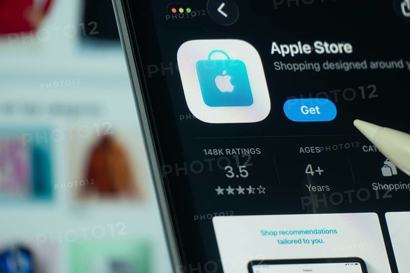 Dhaka, Bangladesh- 24 Oct 2025: A iPad screen displaying the Apple Store app on App store