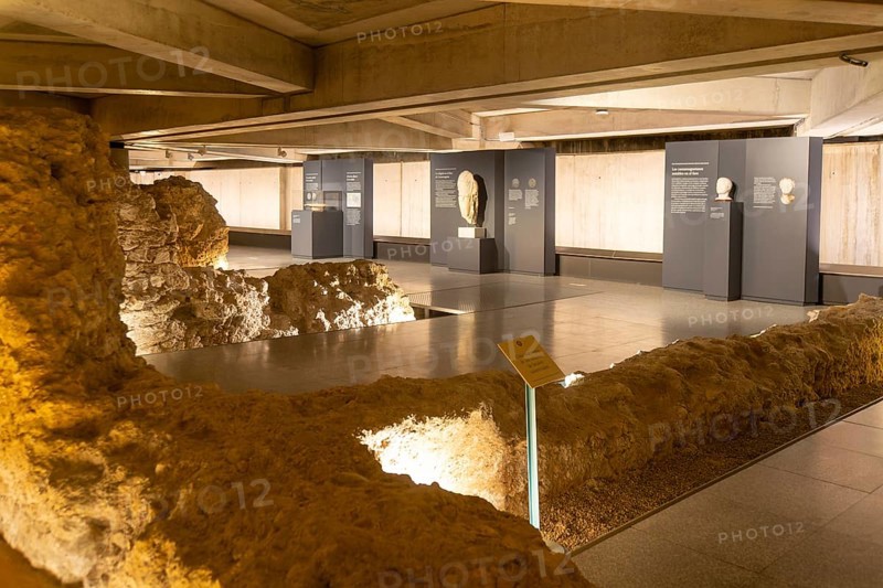 Museo del Foro de Caesaraugusta, Roman forum museum, Zaragoza, Aragon, Spain