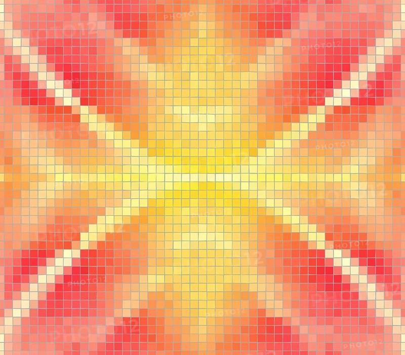 Mosaic art abstract vector pattern