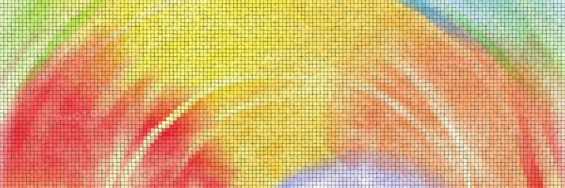 Abstract art vector rainbow graphic mosaic