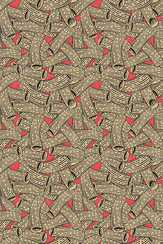 Vector pasta seamless pattern