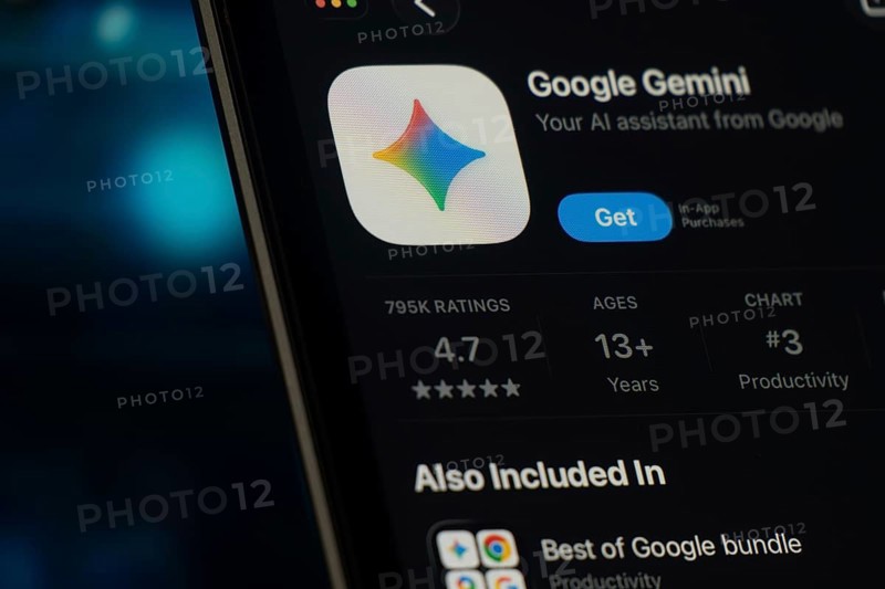 Dhaka, Bangladesh- 24 Oct 2025: A iPad screen displaying the Google Gemini app on App store
