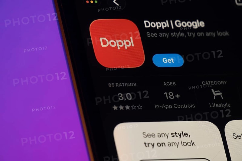 Dhaka, Bangladesh- 24 Oct 2025: A iPad screen displaying the Doppl Google app on App store