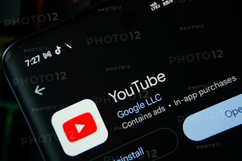Dhaka, Bangladesh- 27 July 2025: Screen displaying YouTube Kids app with open and uninstall options, dark interface