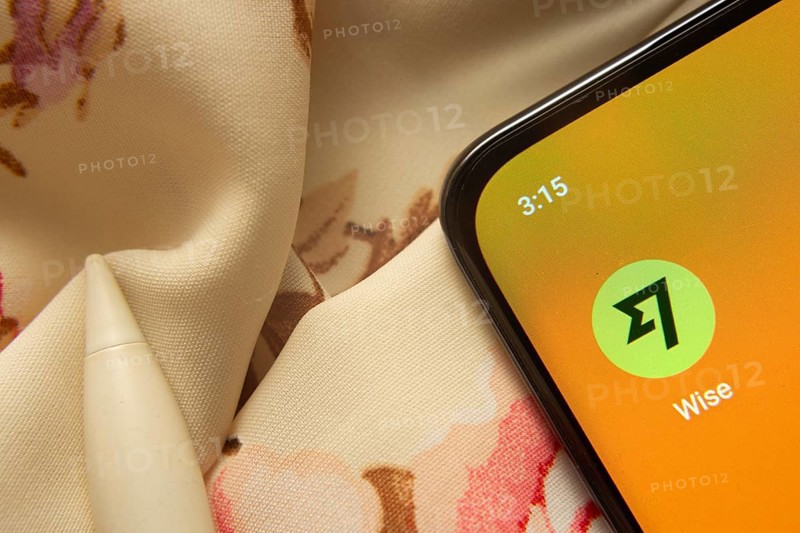 Dhaka, Bangladesh- 07 May 2025: Wise app icon is seen on smartphone