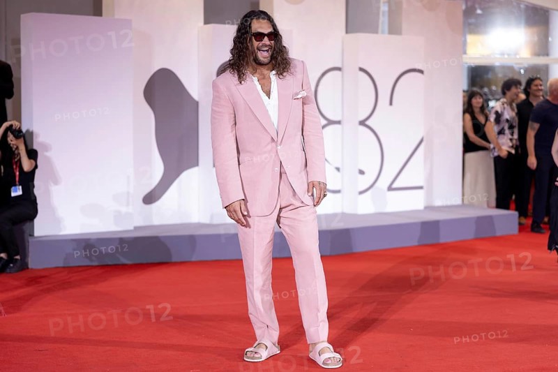 Venice, Italy - 3 September 2025: Jason Momoa during the red carpet of - Cartier Glory To The Filmmaker Award 2025 and In the Hand of Dante - during the 82nd Venice International Film Festival