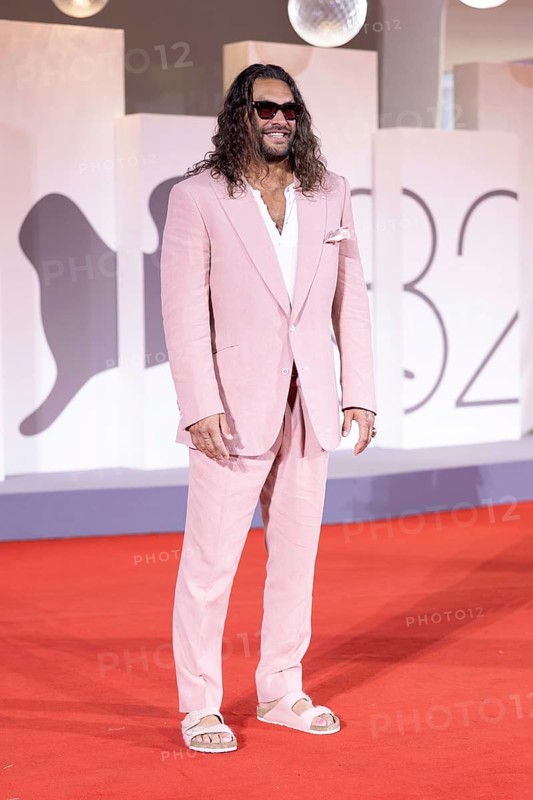 Venice, Italy - 3 September 2025: Jason Momoa during the red carpet of - Cartier Glory To The Filmmaker Award 2025 and In the Hand of Dante - during the 82nd Venice International Film Festival