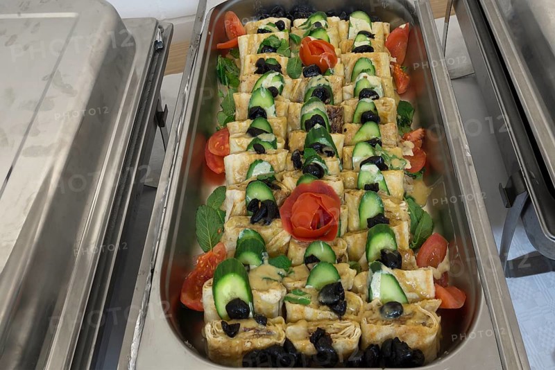Platter with Lebanese specialties, Bavaria, Germany