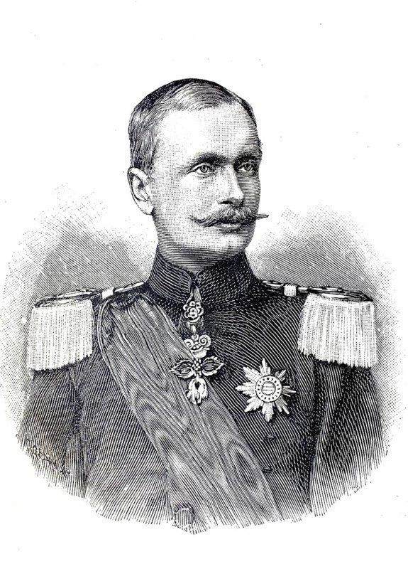 Friedrich August III, born Prince Friedrich August Johann Ludwig Karl Gustav Gregor Philipp of Saxony, (born 25 May 1865 in Dresden, died 18 February 1932 at Sibyllenort Castle) from the line of the Albertine Wettins was the last King of Saxony from 1904 until his abdication on 13 November 1918, authentic, digitally restored reproduction from a 19th century original, exact date of depiction unknown, Historical