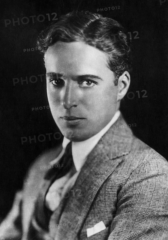 Charlie Chaplin, British actor, comedian and film producer. He is one of the most influential filmmakers of all. A portrait at a young age, 1921