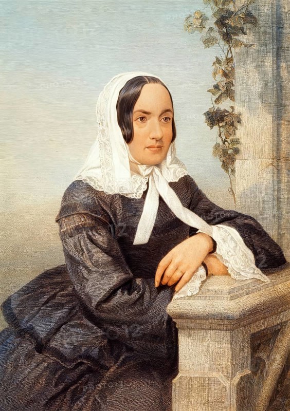 Fredrika Bremer, 1801 - 1865, a Swedish writer and a feminist activist