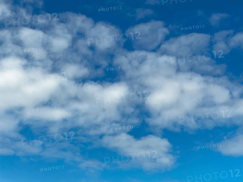Medium-high white clouds Altocumulus Sheep clouds in good weather on a blue sky, international