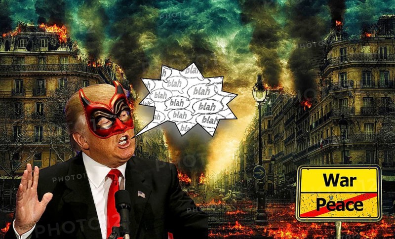 Symbolic image, Mephisto Trump as peacemaker, Nobel Peace Prize demands, erratic peace talk, determined about the world and USA, war perpetrator, deportation fury, war criminal Putin friend, Russia, Ukraine war, Chasos King, climate change and nature is fake news, Bitcoin king, kleptocracy, price development, Bitcoin questionable due to extreme energy requirements, stock exchange prices, uncertain digital currency, resources, energy, industry, critical economy, stock market hype, stock market crash, payment, insolvency, bad decisions, maximum profit, slump in profits, stock prices, location Germany, global economy, globalization, environmental protection, mafia, Trump government, Bitcoin rally, cryptocurrency, electronic wallet wallet, crypto reserve, stock exchange trading, gold replacement currency