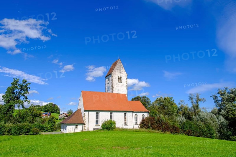 St. Cosmas and Damian Church, Waltenhofen, Oberallgäu, Swabia, Bavaria, Germany