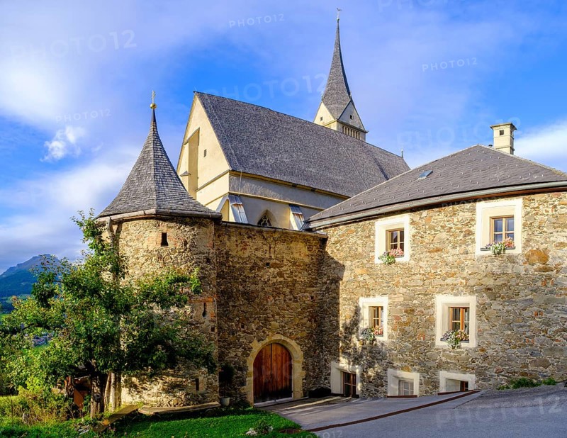 Wehrkirche St. Leonhard ob Tamsweg, Tamsweg, Lungau, Salzburg state, Austria