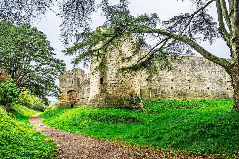 Caldicot Castle, Caldicot, Monmouthshire, Wales, UK