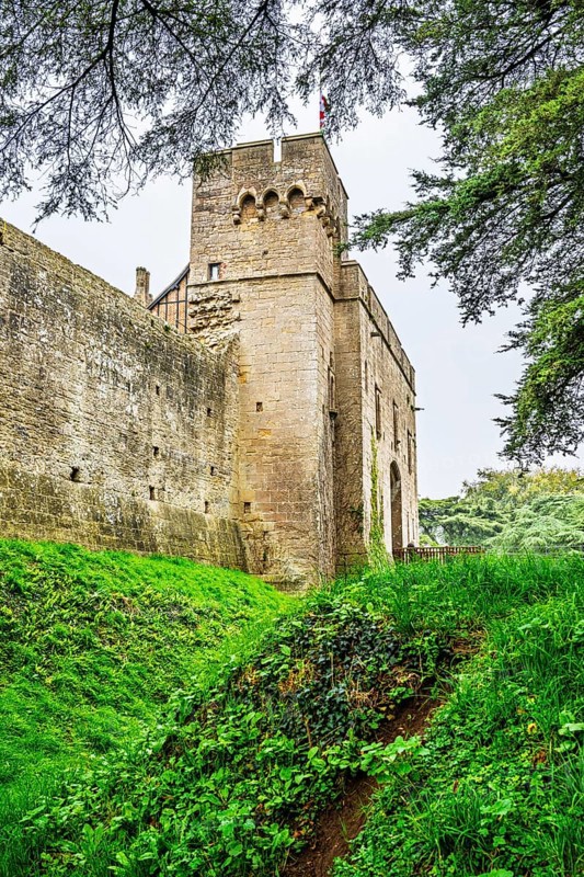 Caldicot Castle, Caldicot, Monmouthshire, Wales, UK
