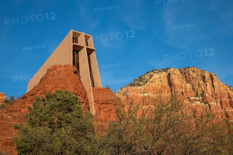 Sedona, Arizona - The Chapel of the Holy Cross, a Catholic chapel built into the red rocks of Sedona