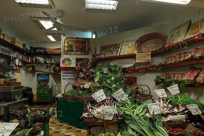 Small vegetable shop, Venice, Veneto, Italy