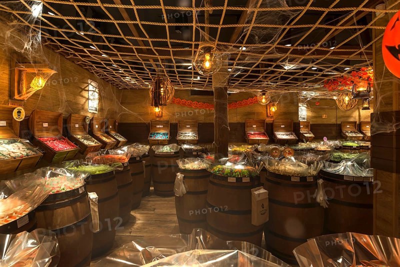 View of a candy store, Venice, Veneto, Italy