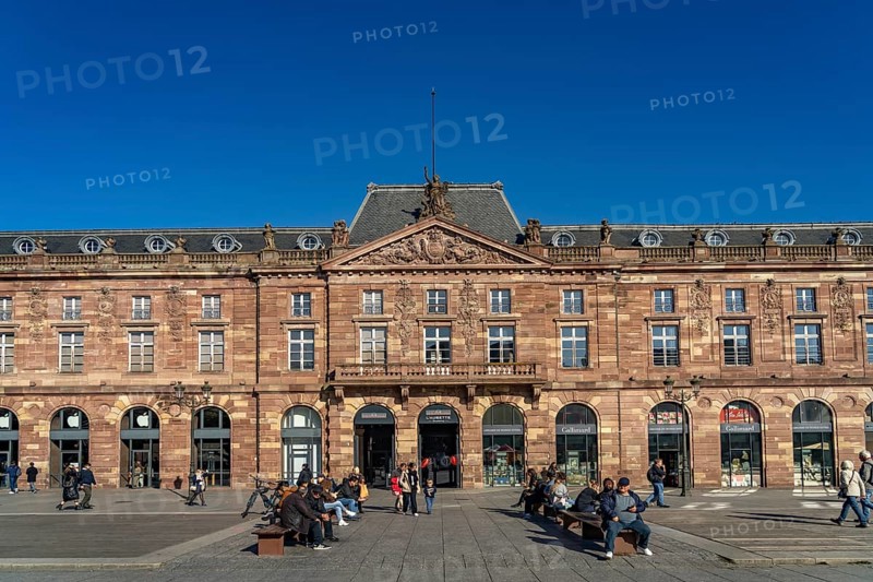 The Aubette, neoclassical building on Place Kléber in Strasbourg, Alsace, France