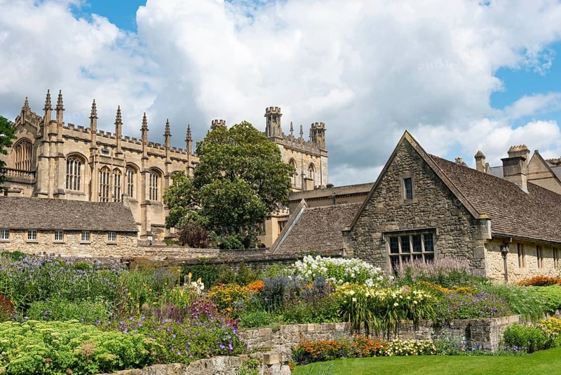 Oxford, England. July 25th 2023 The Meadow Building of Christ Church College, part of Oxford University including a Cathedral has become known as a filming location for Harry Potter and Brideshead Revisited
