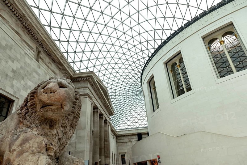 August 2nd 2023. London, United Kingdom Entrance Hall to the British Museum, London, United Kingdom