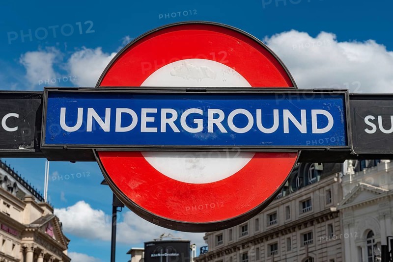 London, United Kingdom. July 9th 2022 Iconic London Underground Tube sign above the entrance to Oxford Circus Tube Station in the British capital, London, Great Britain