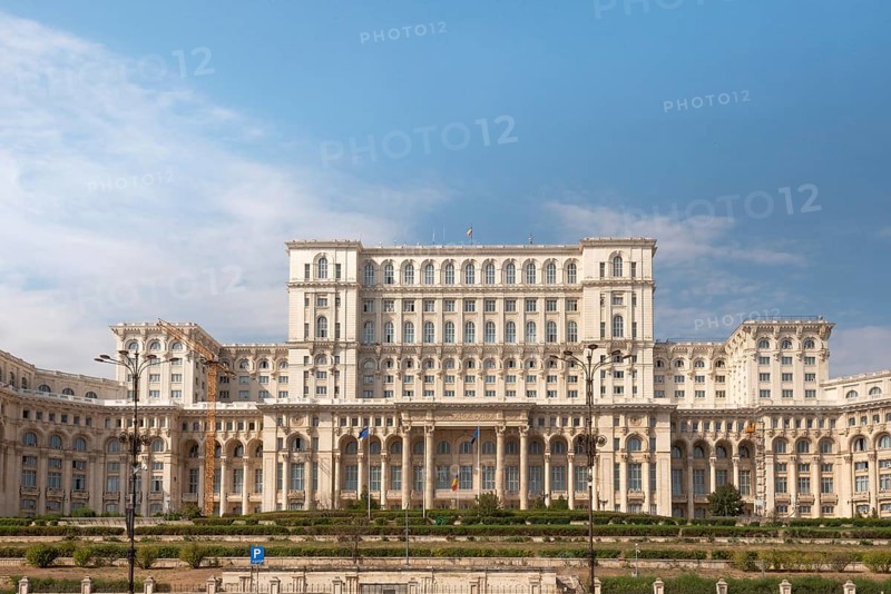 Bucharest, Romania. September 29th 2023 Romania Palace of Parliament, known as the House of the Republic, seat of the Parliament of Romania