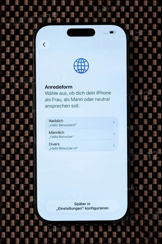 Icon photo iPhone address female, male and diverse, Sursee, Switzerland