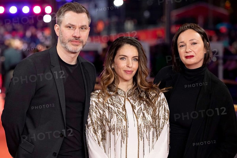 Rédéric Hambalek, Sofia Alaoui, Dorota on the Red Carpet in front of the closing gala of the 76th Berlinale at the Theater am Potsdamer Platz Berlin on 21.02.2026. The 76th Berlin International Film Festival will take place from February 12 to 22, 2026