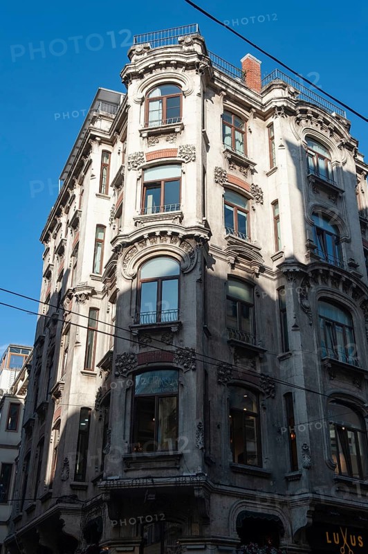 Istanbul, Turkey. November 30th 2019 Elegant European architecture along Istiklal street, Istanbul, Turkey