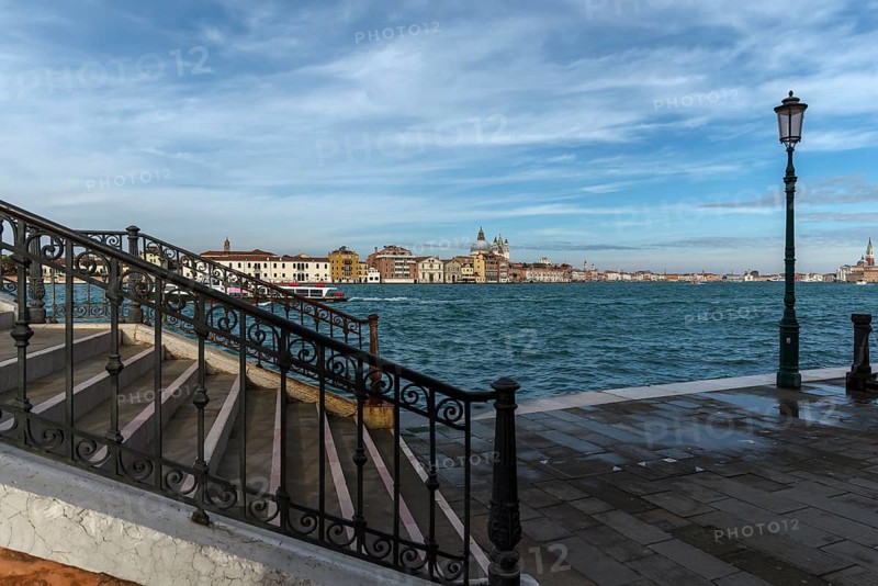 View of Venice from Giudecca Island, Ventien, Italy