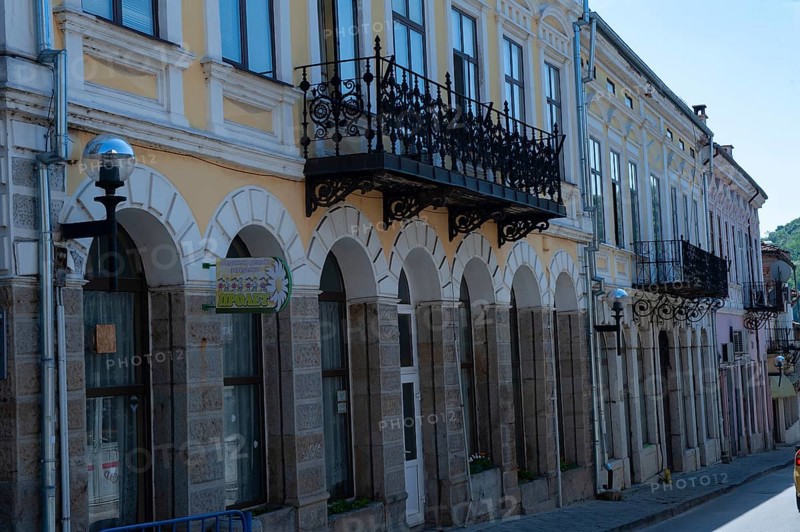 Veliko Tarnovo, Bulgaria. May 3rd 2018 The unique architecture of the Bulgarian town of Veliko Tarnovo, known as the City of the Tsars and capital of the 2nd Bulgarian Empire